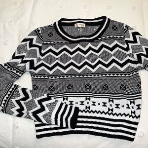 Unique pattern sweater